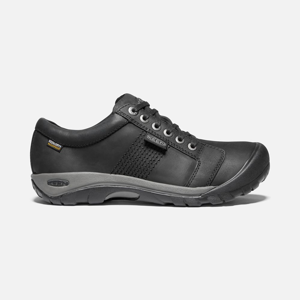 Zapatillas Keen Mexico Negros - Hombre Austin Waterproof - LR8490612